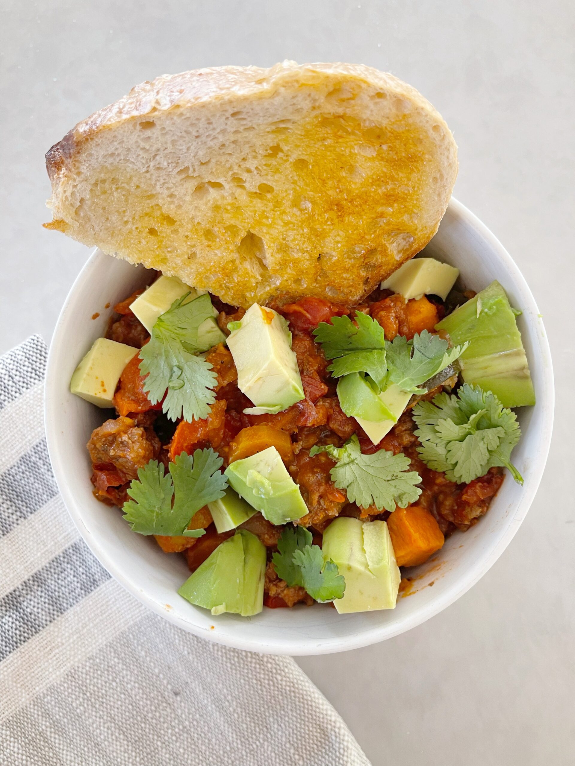 gf beef & vegetable chili