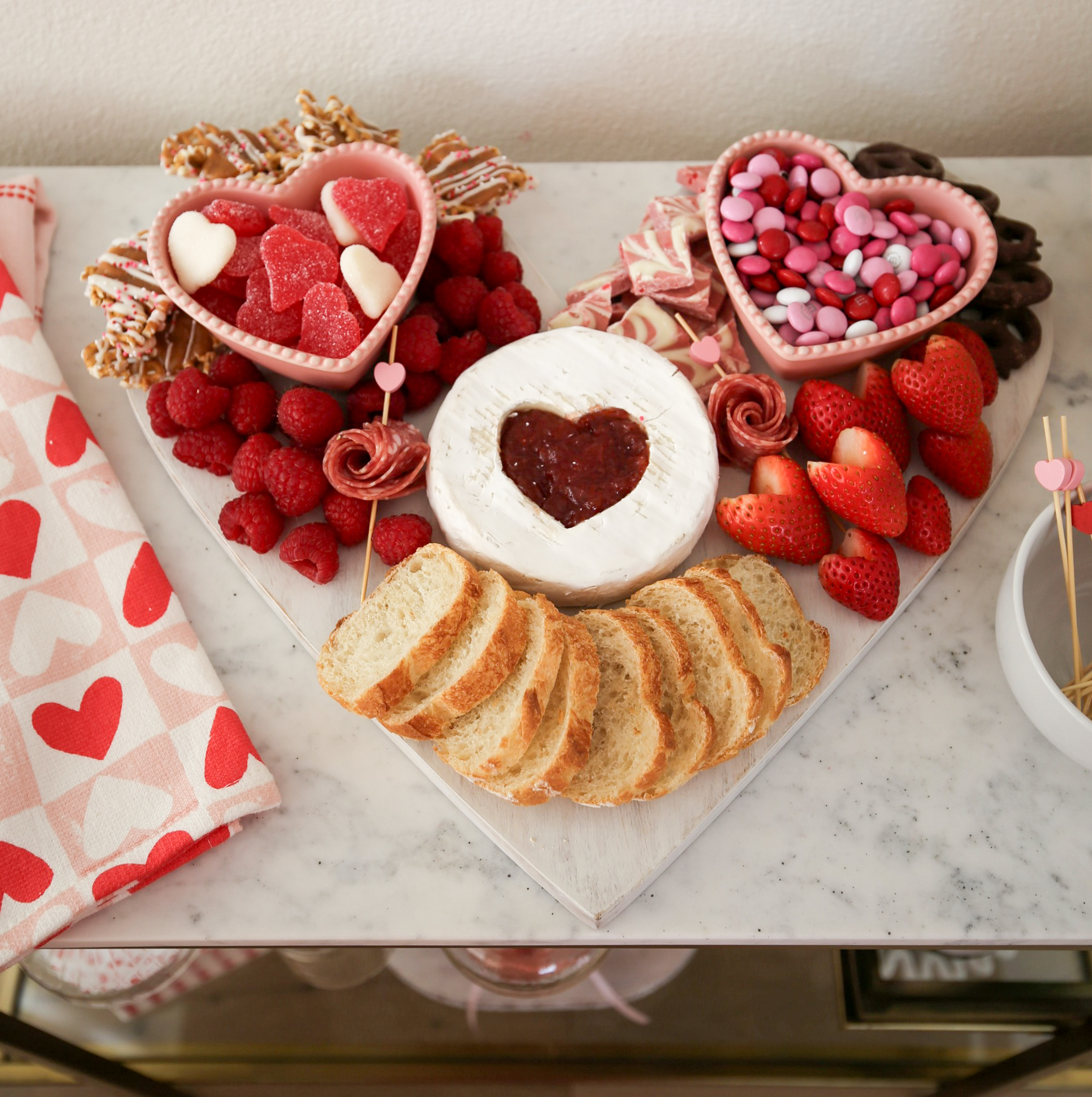 Valentine's Day Charcuterie Board