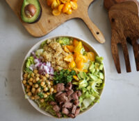 chopped steak salad