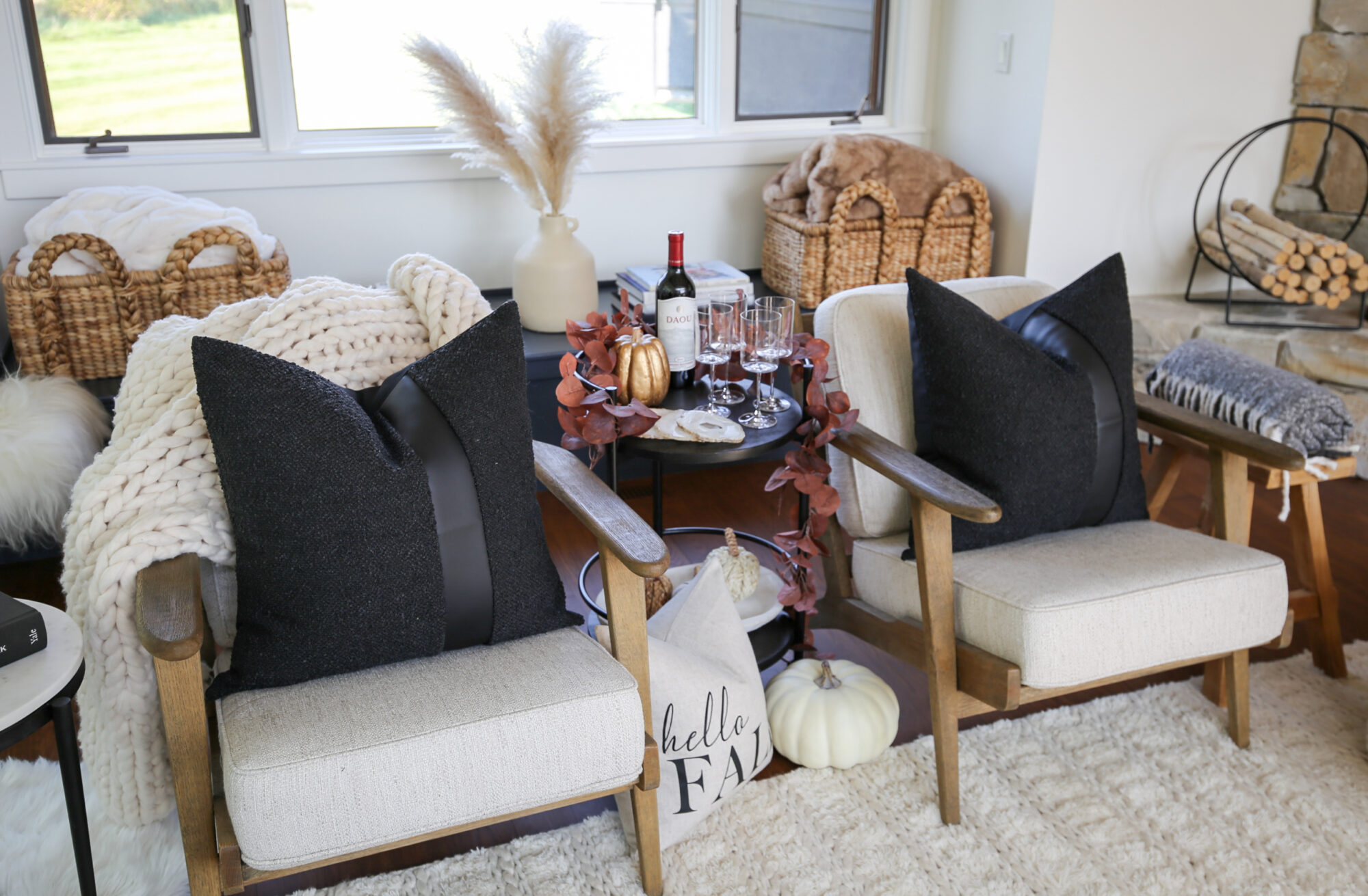 mini fall bar cart