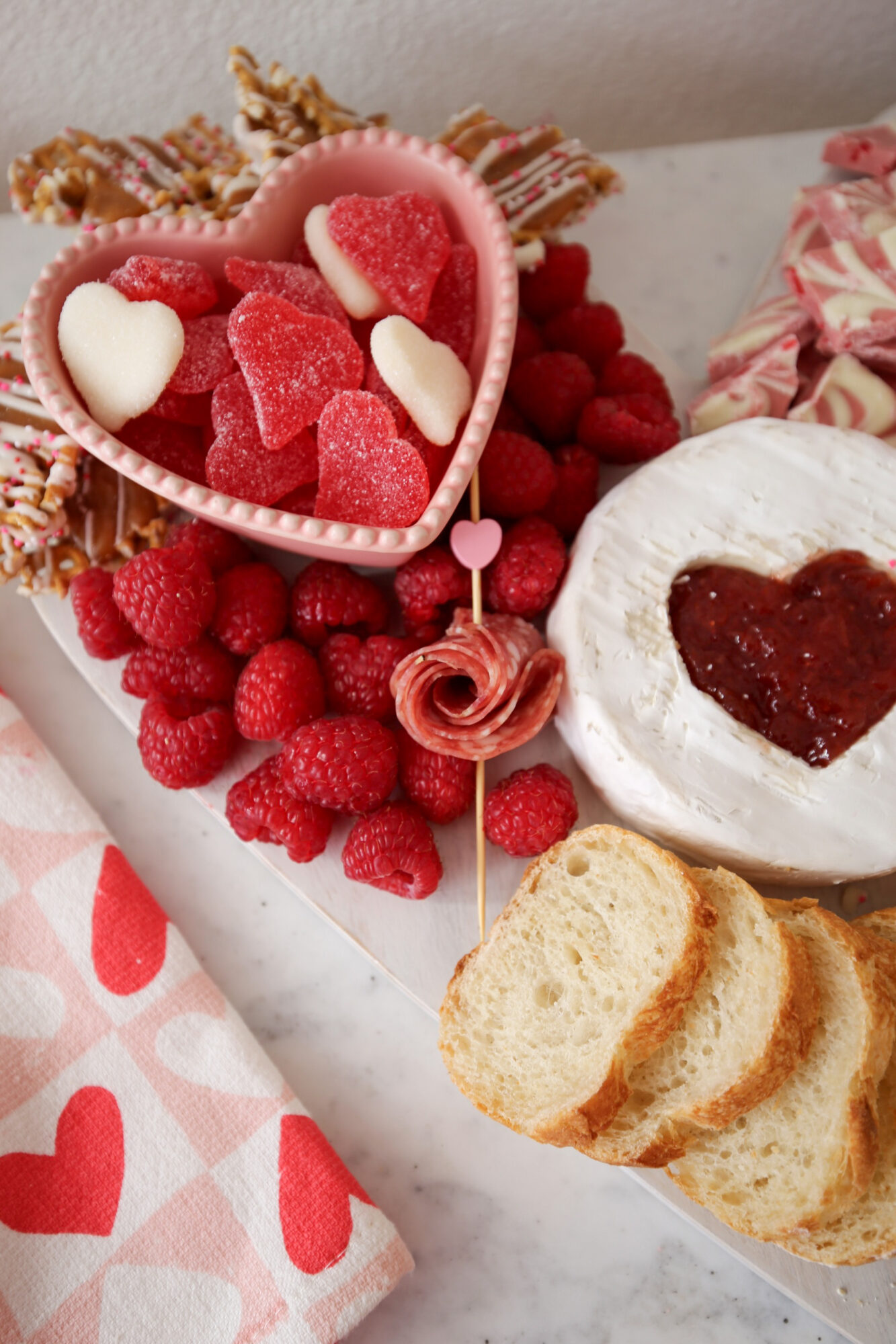Valentine's Day Charcuterie Board