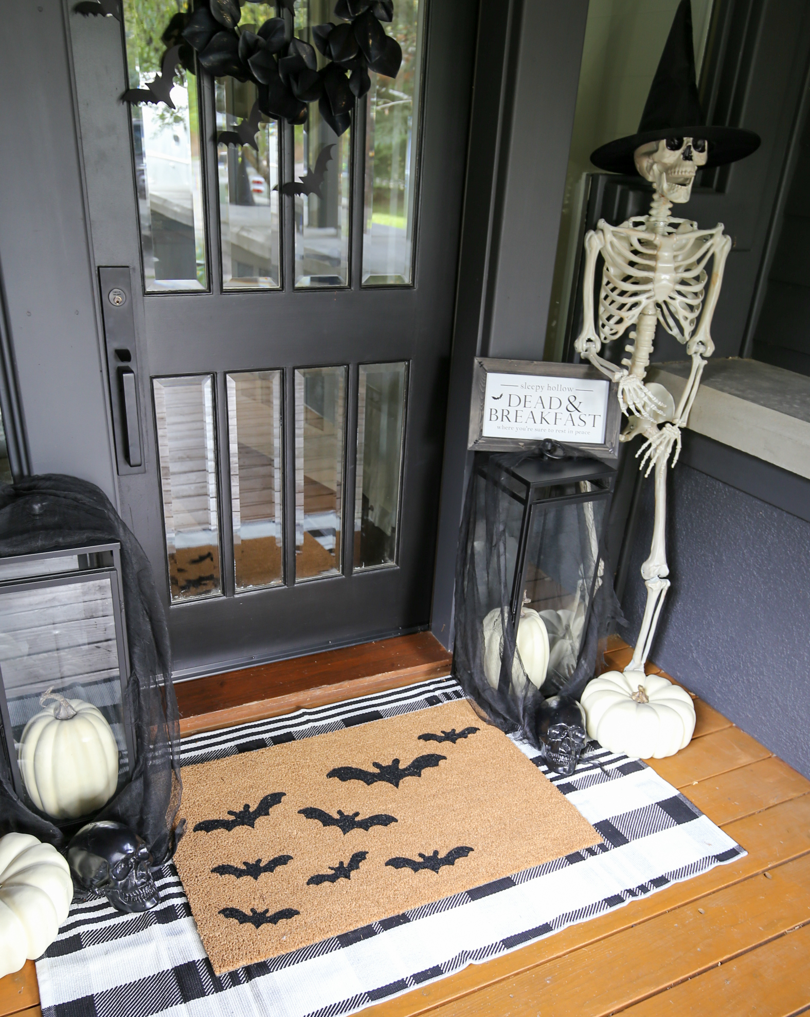 halloween front porch