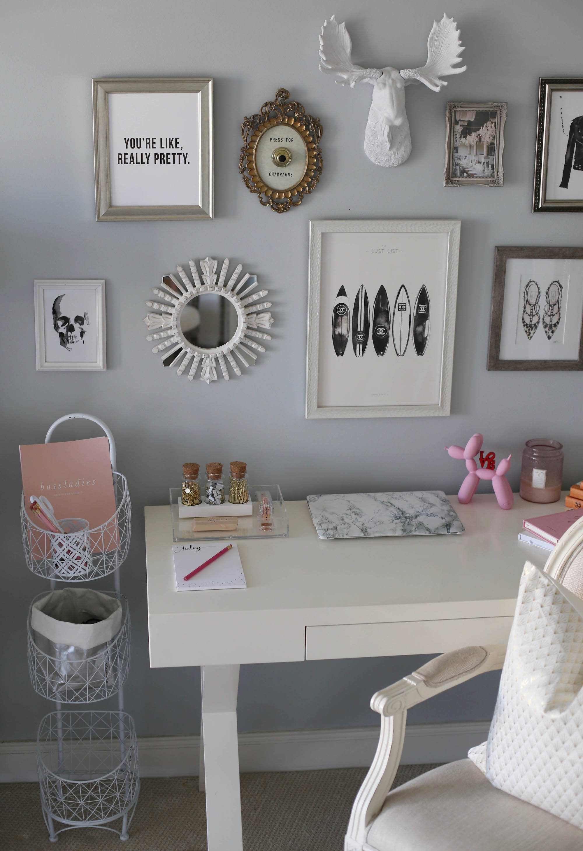 home office styled by kasey