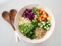sesame ginger quinoa salad