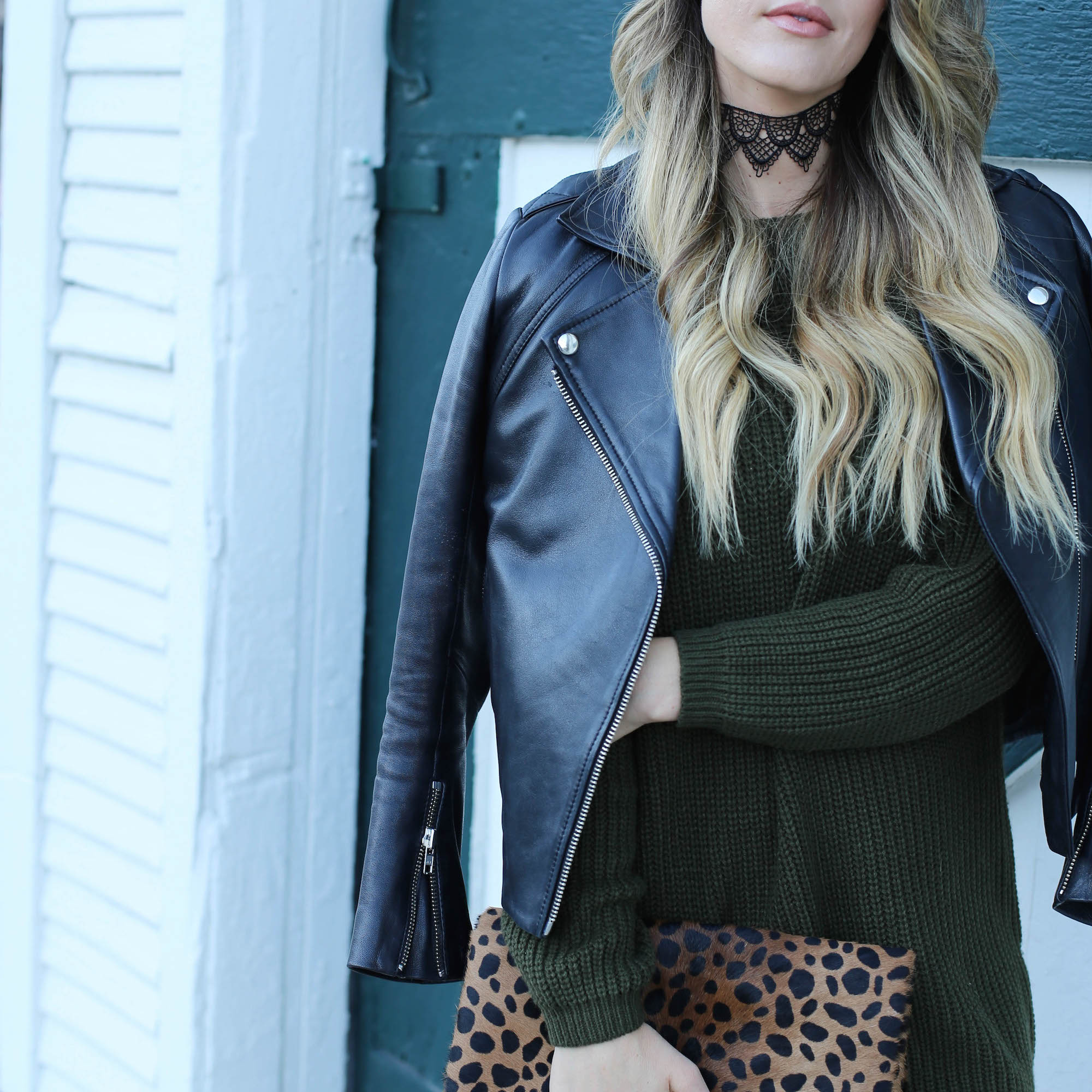 sweater dress styled by kasey
