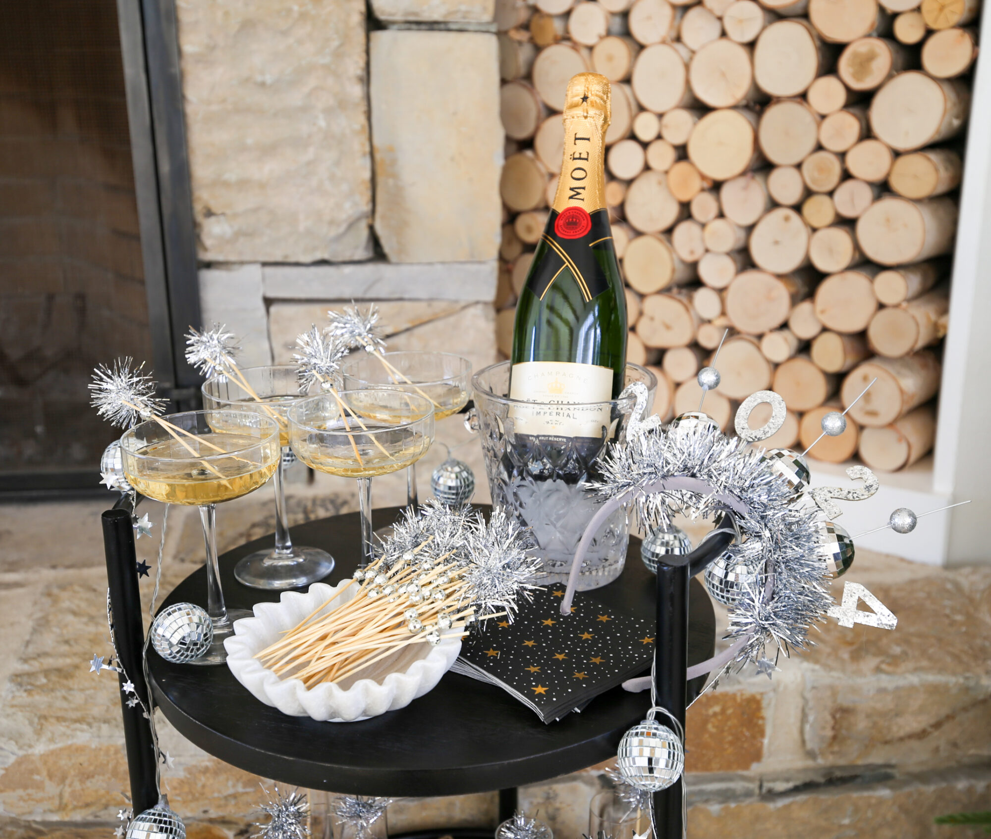 new years eve champagne bar