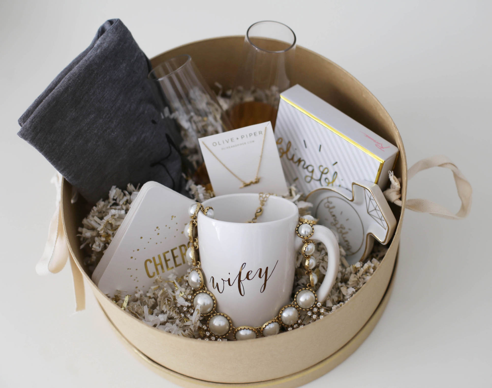 bride to be basket