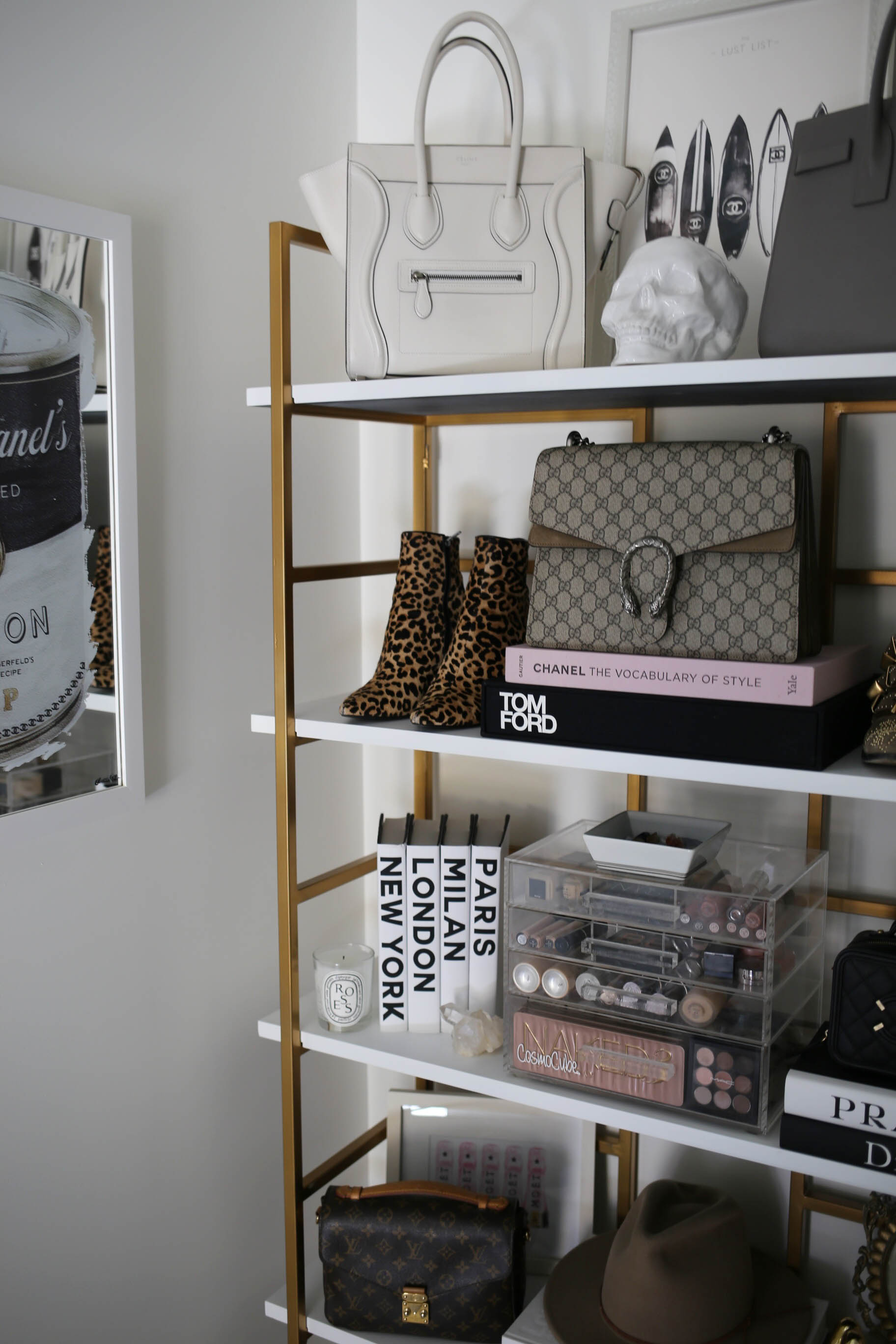 shelf styling