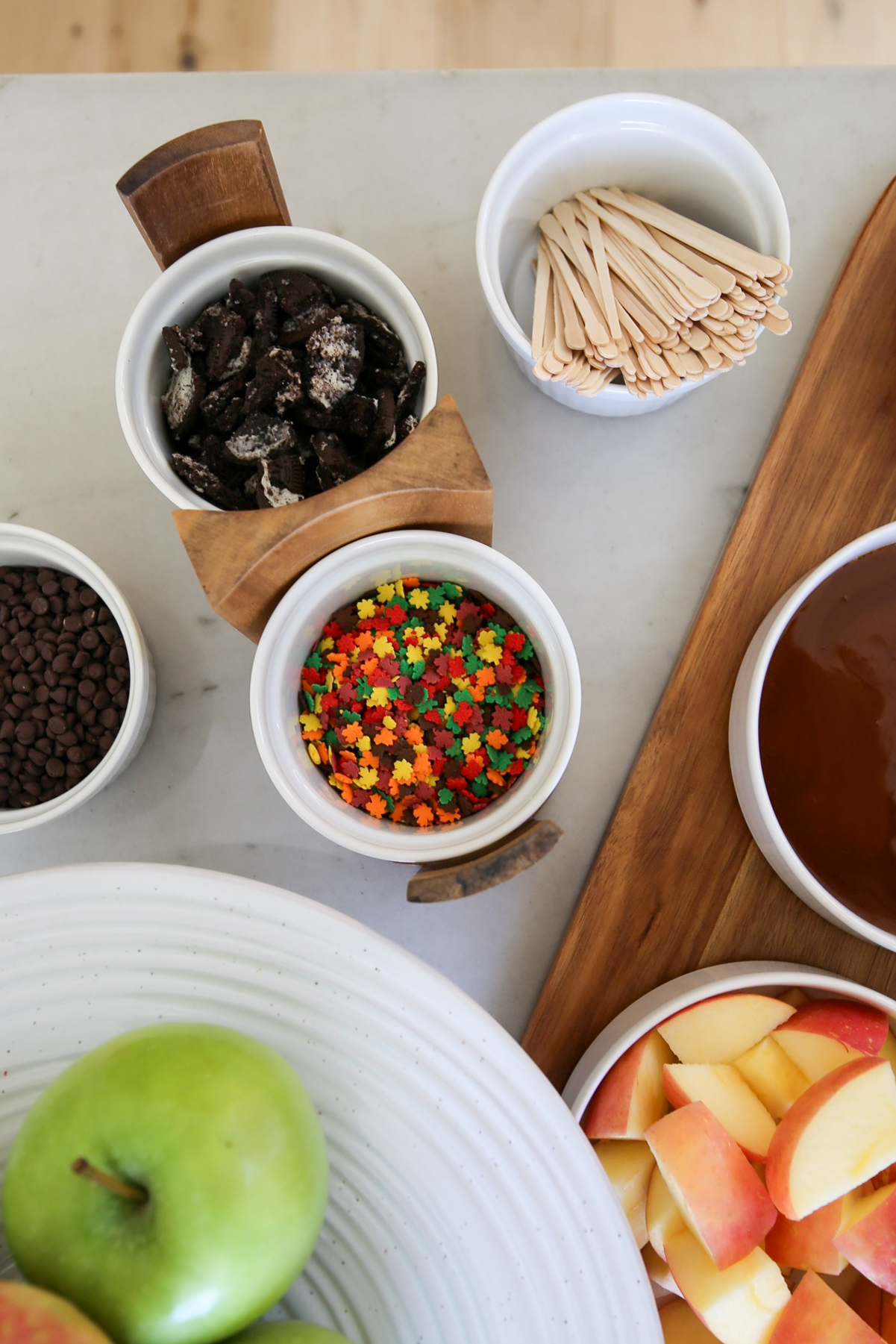 caramel apple bites bar