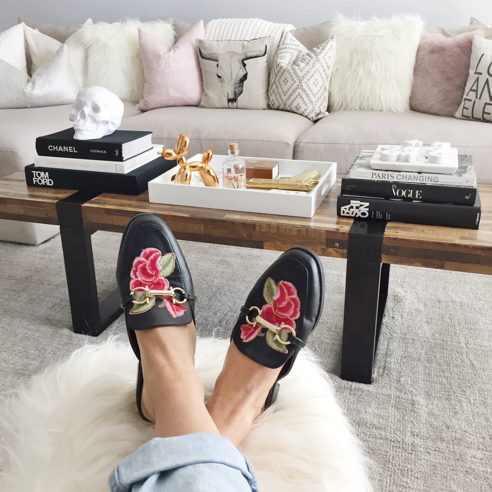 Black mules gucci look alike shoes